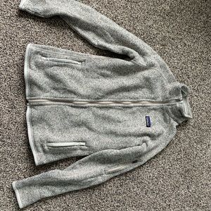 Gray Patagonia zip up